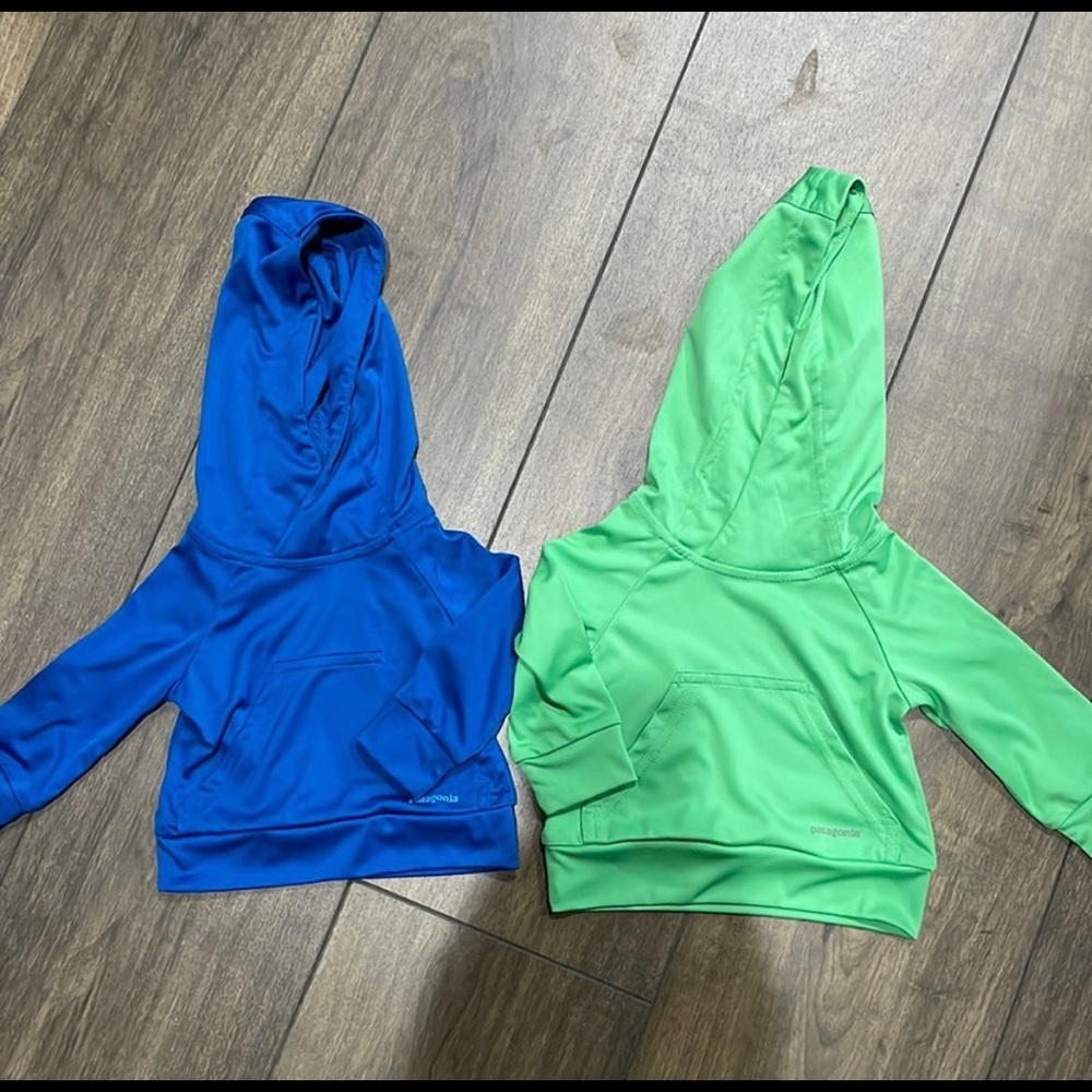 Patagonia Newborn shirts with hood